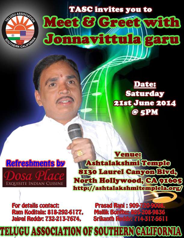Meet & Greet With Jonnavittula Garu