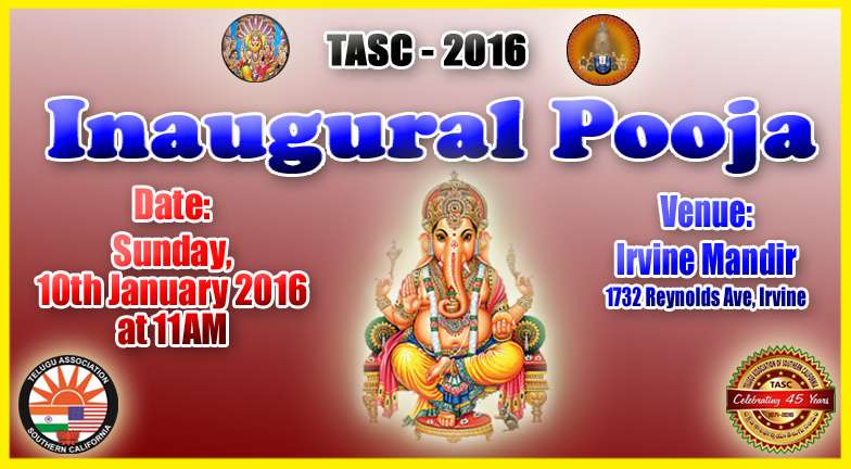 TASC 2016 - Inaugural Pooja