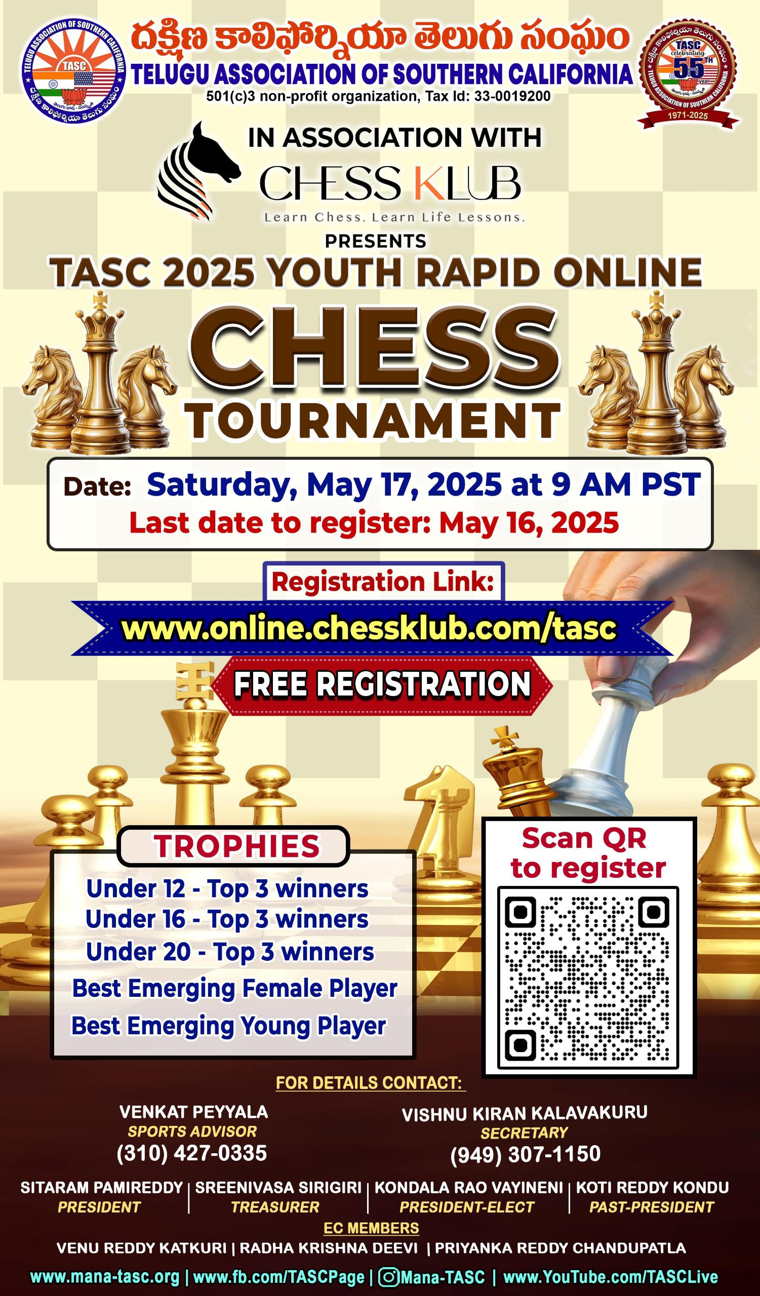 TASC 2025 - CHESS Tournament