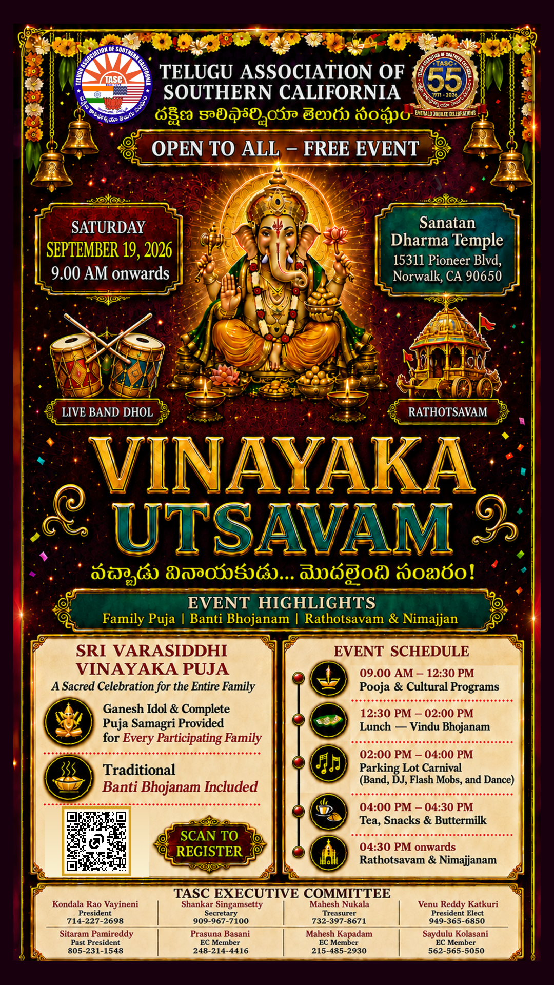 TASC 2026 - Vinayka Utsavam